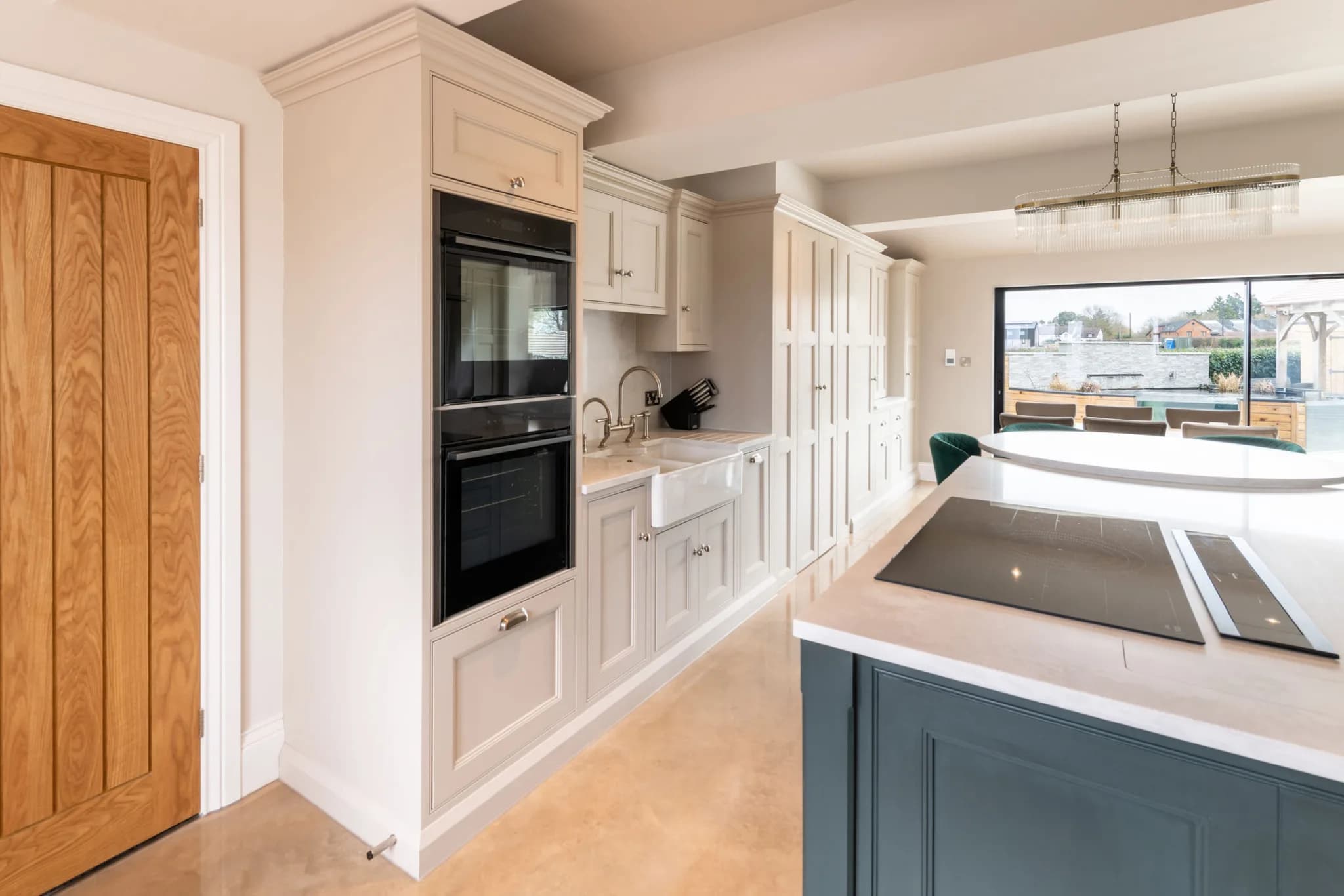 classic in-frame square beaded bespoke shaker kitchen much hadham - handmade kitchen company essex (2)-4