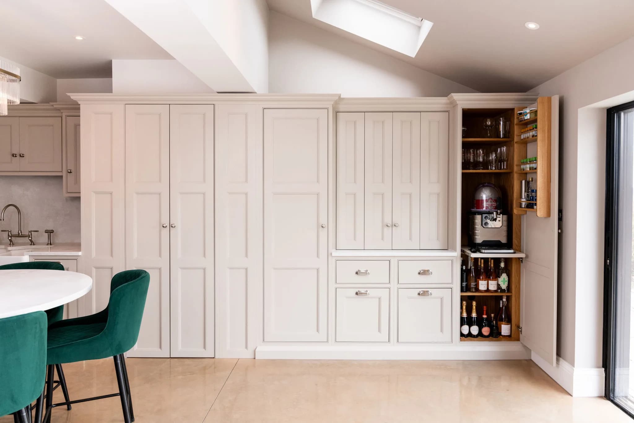 classic in-frame square beaded bespoke shaker kitchen much hadham - handmade kitchen company essex (40)-4