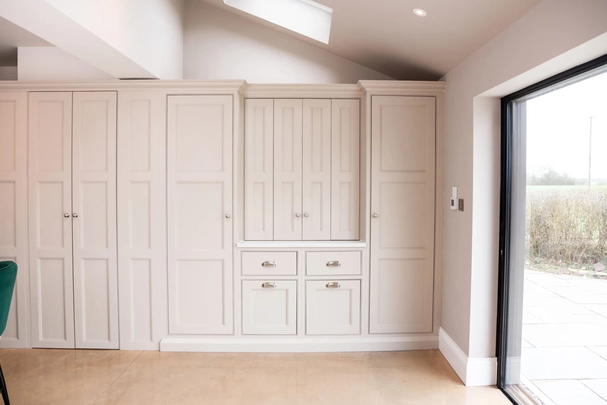 classic in-frame square beaded bespoke shaker kitchen much hadham - handmade kitchen company essex (47)