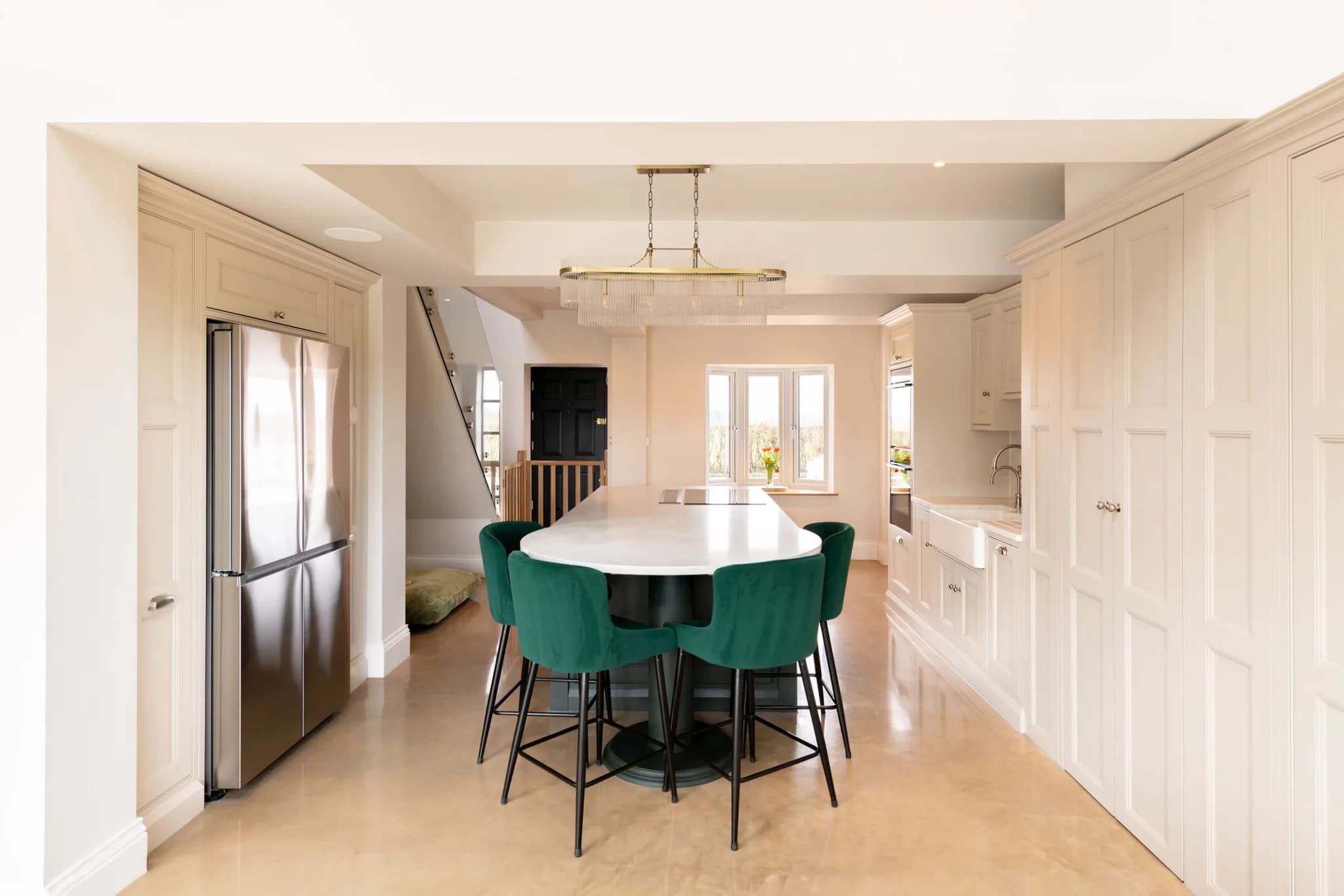 Classic In-Frame Square Double Step Beaded Shaker Kitchen 116 - Much Hadham, Hertfordshire