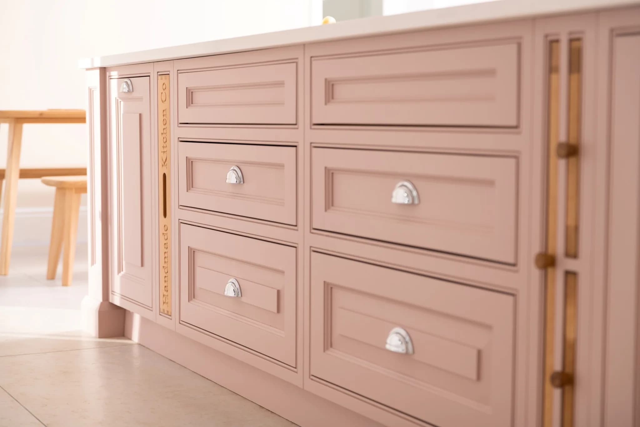 Introducing Pink & Red into the Kitchen with Little Greene