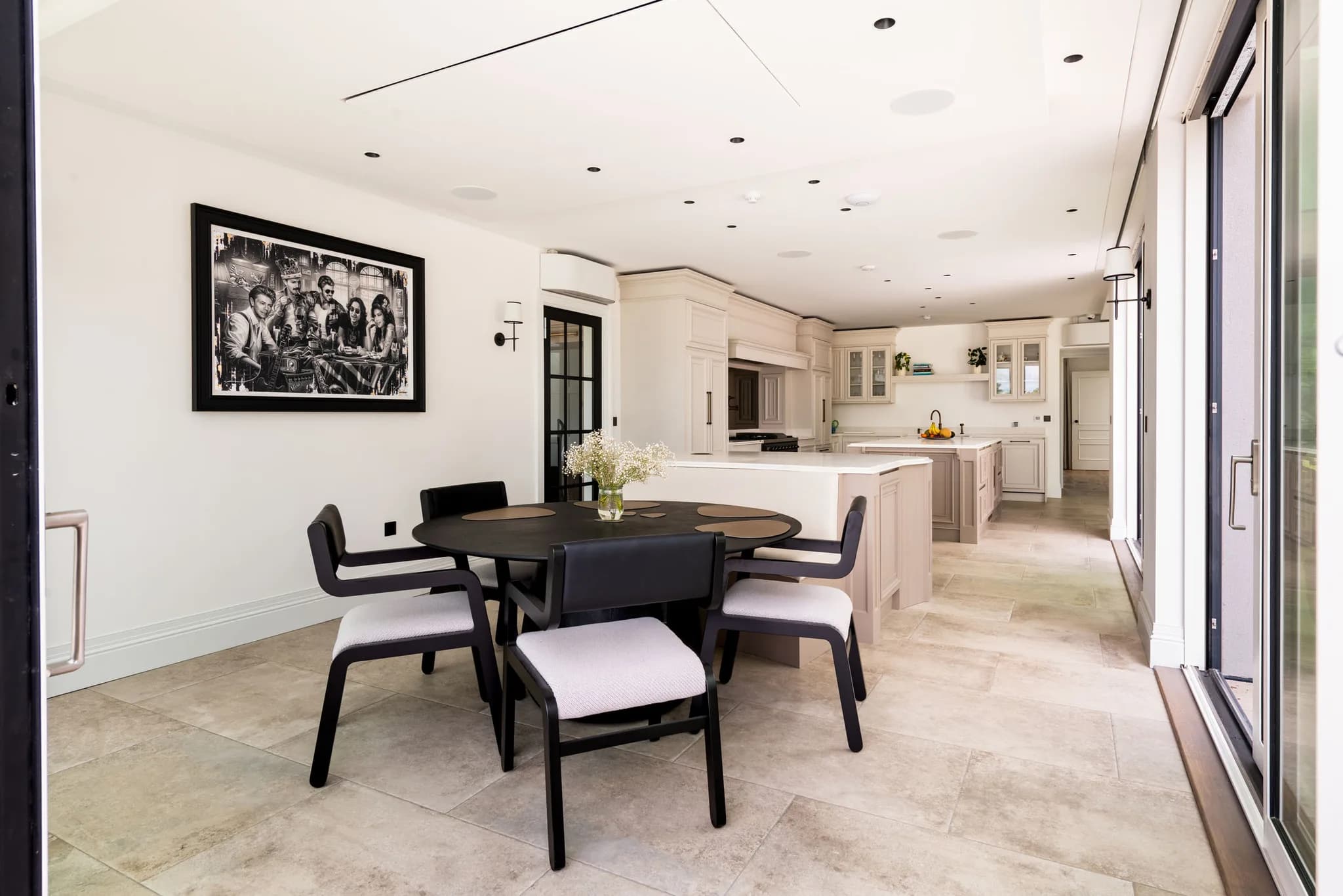 Fitting in a Seating Area in a Bespoke Kitchen