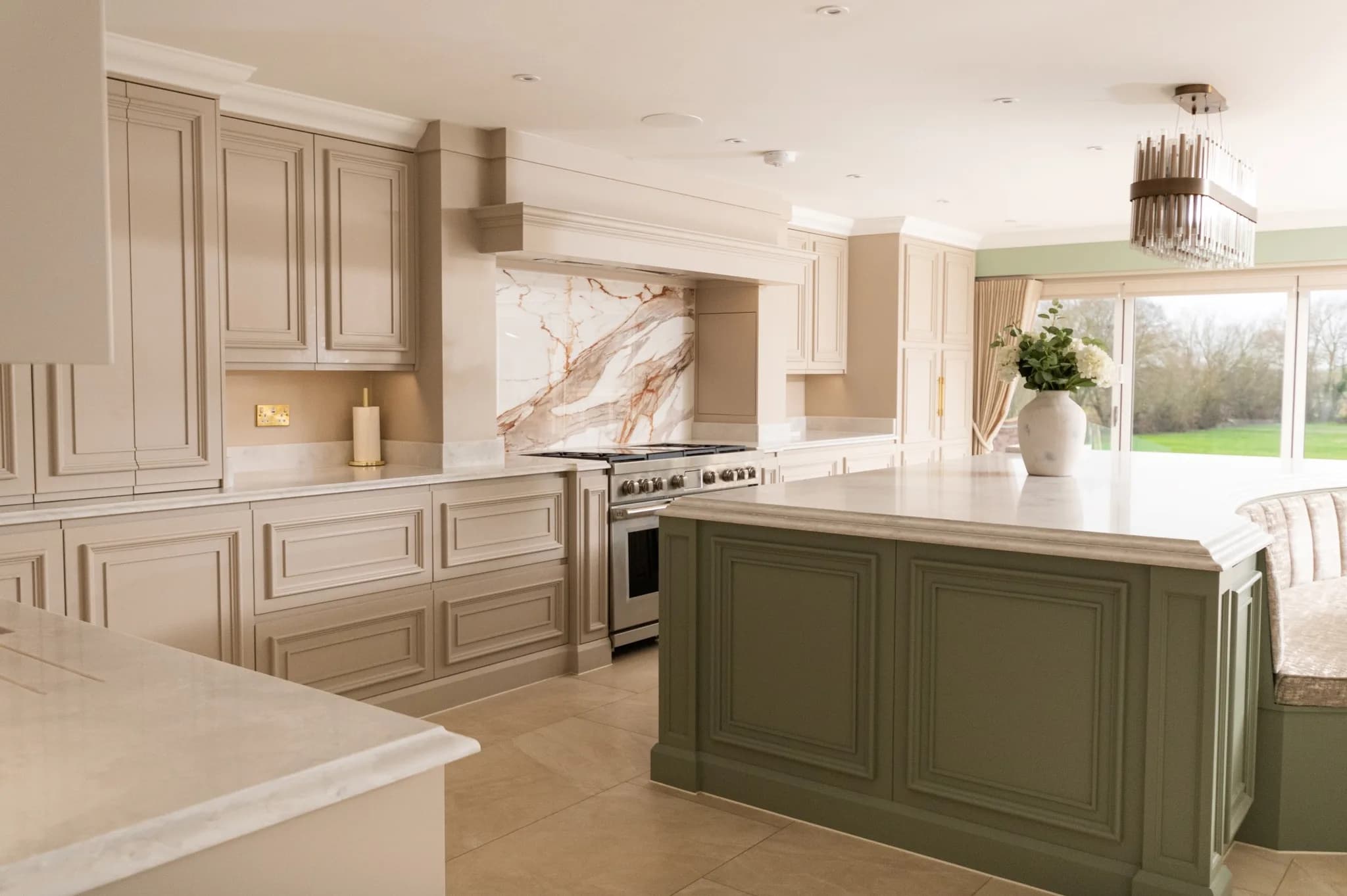 A Traditional Kitchen Feature: Handmade Mantels