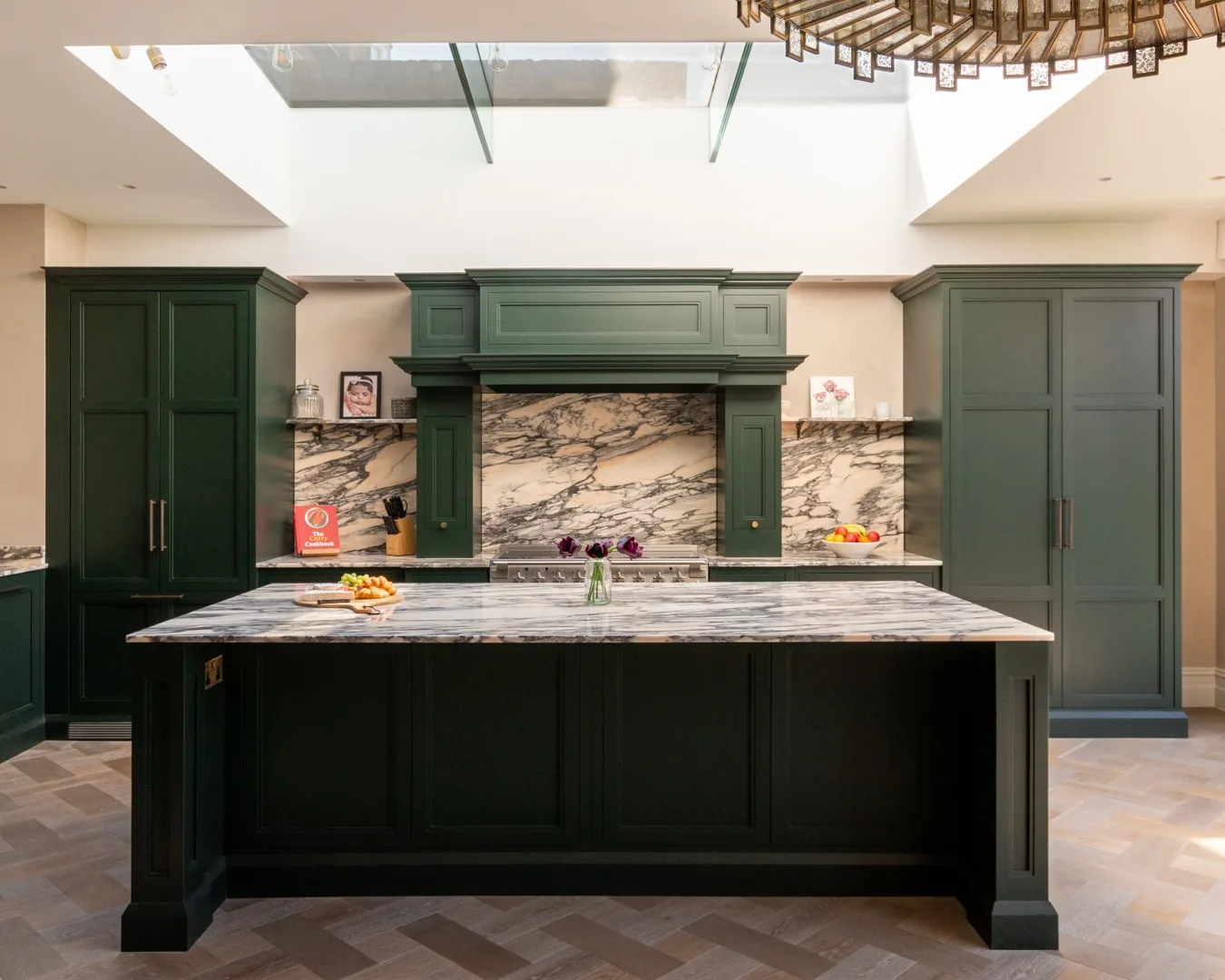 bespoke shaker kitchen handmade kitchen co wimbledon unique square edge centre frame (9)